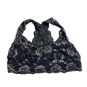 Black lace bralette 2X